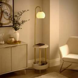 Georgi Shelved Floor Lamp - thumbnail 2
