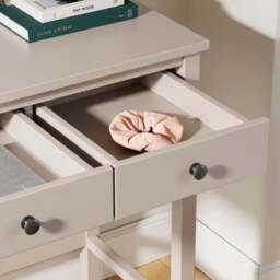 Lynton 2 Drawer Compact Dressing Table - thumbnail 3
