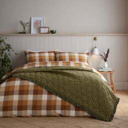 Floral Frilled Quilted Bedspread - thumbnail 2