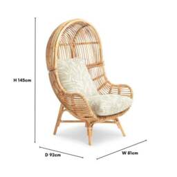 Desser Loft Tropical Rattan Chair - thumbnail 6