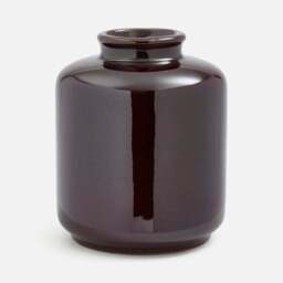 Mini High Gloss Brown Bottle Vase - thumbnail 3