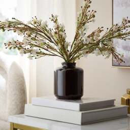 Mini High Gloss Brown Bottle Vase