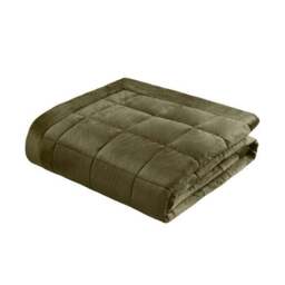 Catherine Lansfield Kingsley Matt Velvet Quilted Bedspread - thumbnail 2