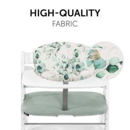 Hauck Alpha Highchair Pad, Leaves Print - thumbnail 2