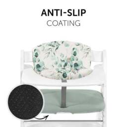 Hauck Alpha Highchair Pad, Leaves Print - thumbnail 3