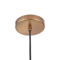 Return - Pacific Lifestyle Harlem Adjustable Pendant Light, Antique Brass - thumbnail 3
