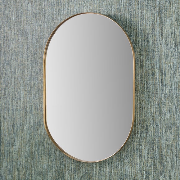 Slim Frame Lozenge Wall Mirror - image 1