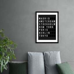 East End Prints Arrivals Board Print - thumbnail 1