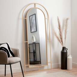 Arched Window Full Length Leaner Mirror - thumbnail 1
