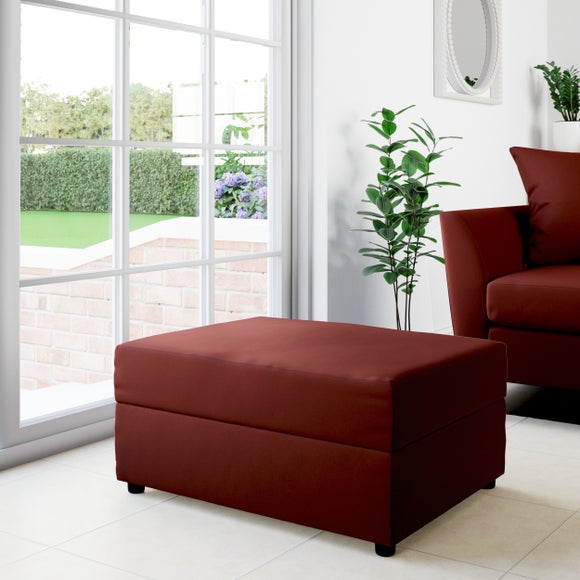 Rectangle Opulent Velvet Storage Footstool - image 1