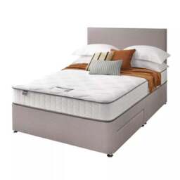 Silentnight Divan Bed With Fabric Paris Headboard and 800 Pocket Sprung Mattress - thumbnail 6