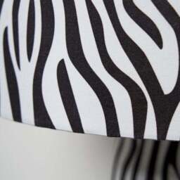 Kat Zebra Print Table Lamp - thumbnail 3