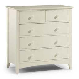 Cameo 5 Drawer Chest, Stone - thumbnail 2