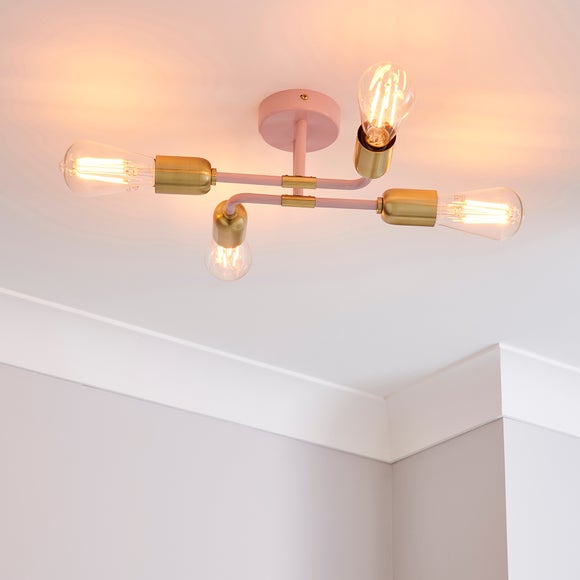Kacy 4 Light Flush Ceiling Light - image 1