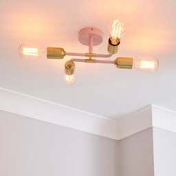 Kacy 4 Light Flush Ceiling Light