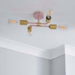 Kacy 4 Light Flush Ceiling Light - thumbnail 2