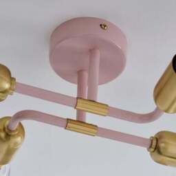 Kacy 4 Light Flush Ceiling Light - thumbnail 4