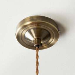 Dione Adjustable Rattan Pendant Light - thumbnail 4