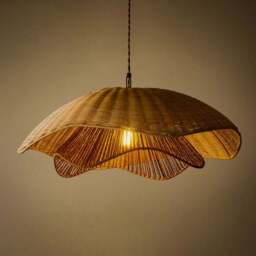 Dione Adjustable Rattan Pendant Light - thumbnail 2