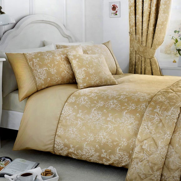 Dreams n Drapes Woven Jasmine Duvet Cover and Pillowcase Set - image 1