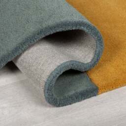 Lozenge Abstract Shaped Wool Rug - thumbnail 5