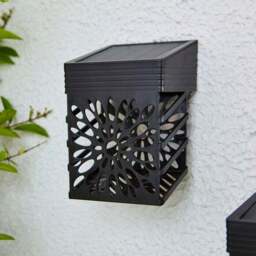 Set of 2 Solar Metal Fence Lights - thumbnail 3
