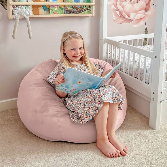 rucomfy Kids Slouch Velvet Bean Bag - image 1