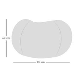 rucomfy Kids Slouch Velvet Bean Bag - thumbnail 3