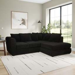 Blake Horizontal Jumbo Cord Corner Chaise Sofa - thumbnail 1