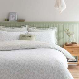 Bexley Floral Sage Duvet Cover and Pillowcase Set - thumbnail 4