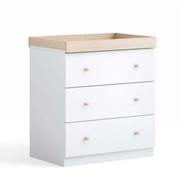 Little Acorns Burlington Cot Bed and 3 Drawer Chest Nursery Set - thumbnail 5