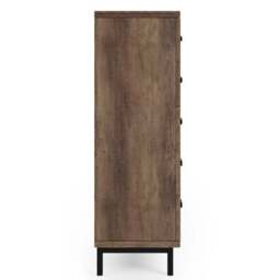 Fulton Tall 5 Drawer Chest, Pine Effect - thumbnail 4