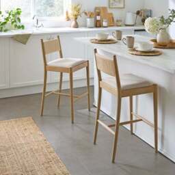 Nella Counter Height Bar Stool, Fabric - thumbnail 2