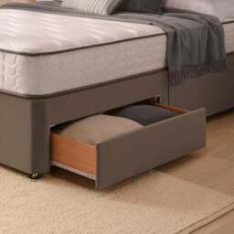 Silentnight Divan Bed With Velvet Paris Headboard and 800 Pocket Sprung Mattress - thumbnail 5