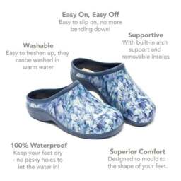 Backdoorshoes Women's Bluebell Garden Clogs - thumbnail 6