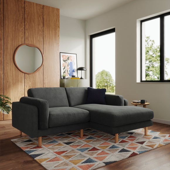 Newton Luxe Chenille Corner Chaise Sofa - image 1