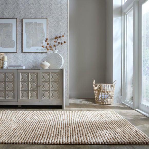 Jute Bobble Textured Chunky Rug - image 1