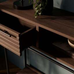 Bryant Extra Wide Console Table, Mango Wood Effect - thumbnail 3
