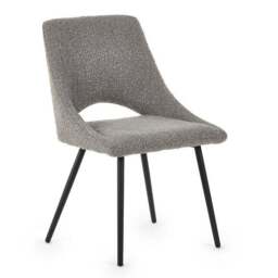Iris Set Of 2 Dining Chairs, Boucle - thumbnail 4