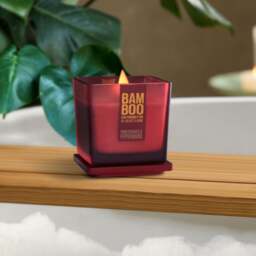 Heart and Home Bamboo Pomegranate & Pepperwood Jar Candle