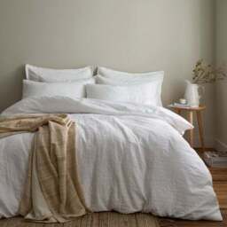 Geo Matalasse Jacquard 100% Cotton Duvet Cover & Pillowcase Set - thumbnail 5