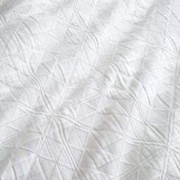 Geo Matalasse Jacquard 100% Cotton Duvet Cover & Pillowcase Set - thumbnail 3
