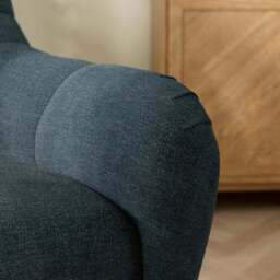 Jase Tonal Chenille Quilted Back Armchair - thumbnail 4