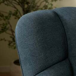 Jase Tonal Chenille Quilted Back Armchair - thumbnail 3