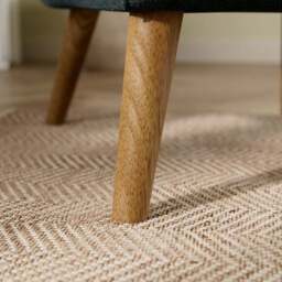 Jase Tonal Chenille Quilted Back Armchair - thumbnail 5