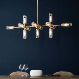 Vogue Bailey Art Deco 13 Light Adjustable Ceiling Light