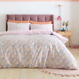Catherine Lansfield Darcy Floral Reversible Duvet Cover & Pillowcase Set - thumbnail 3