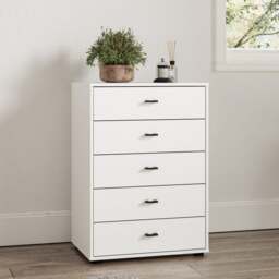 Wiemann Kahla Matt Small 5 Drawer Chest - thumbnail 1