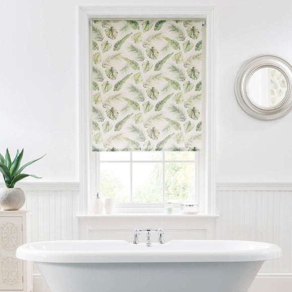 Voyager Green Leaf Moisture Resistant Daylight Roller Blind - image 1