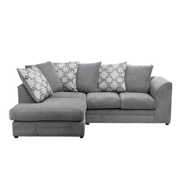 Washington Brushed Chenille Corner Sofa - image 1